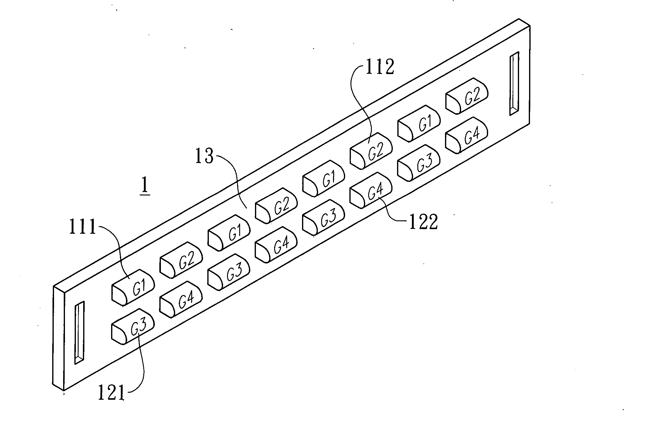 Light source of side-edge type LED backlight unit