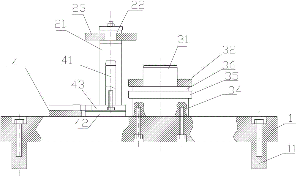 Comprehensive detection device of lathe gear-engaging shifting yoke