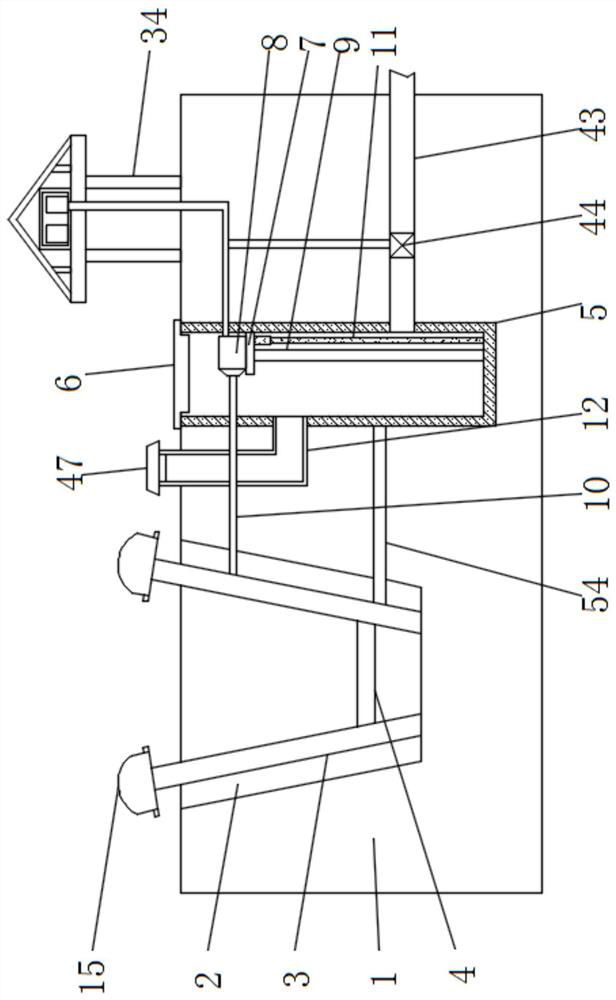 Accumulated water resource distribution device for keeping accumulated water in tree pits of hackberry trees alive and maintaining accumulated water