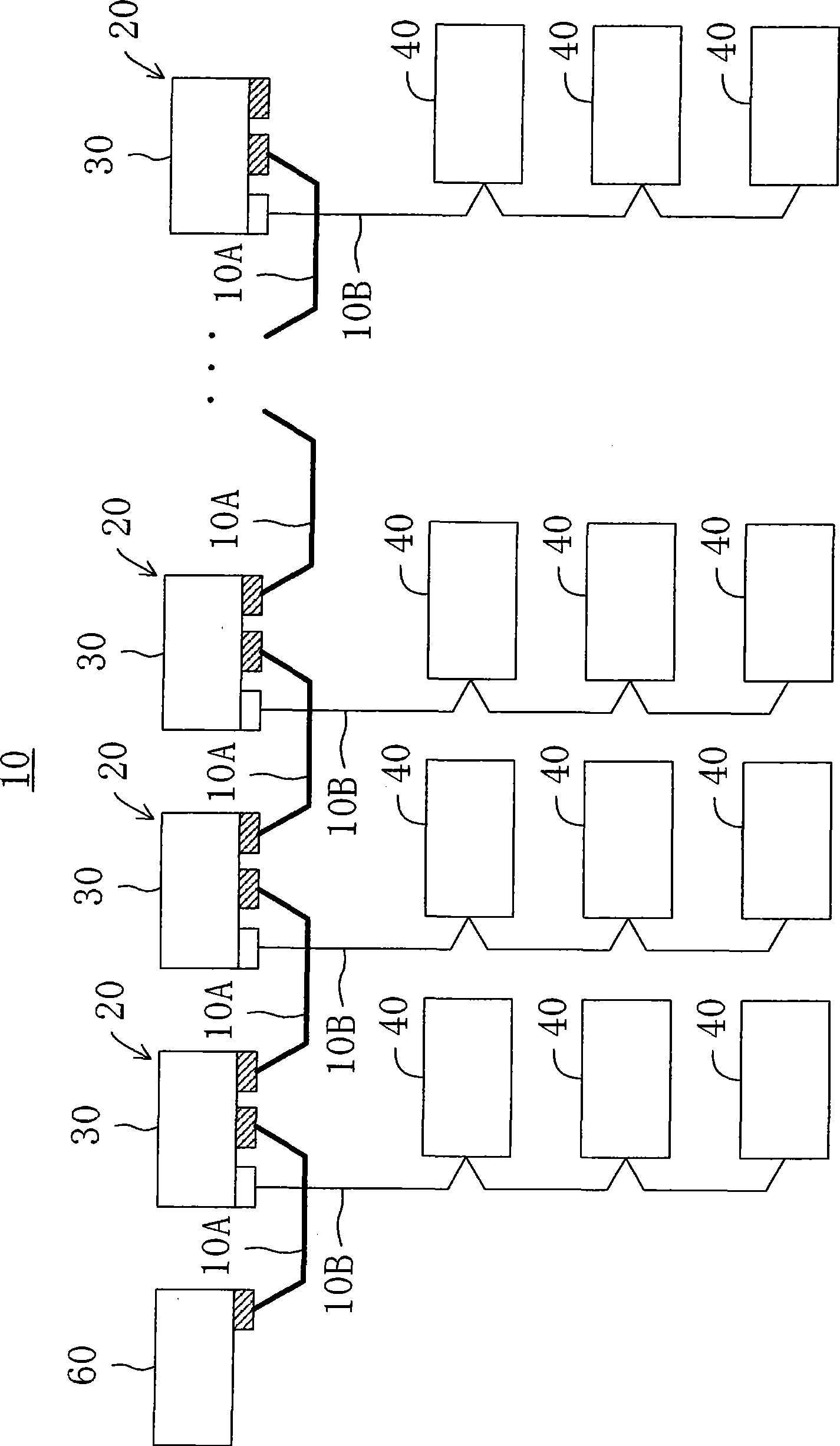 Transmission apparatus for air conditioning apparatus