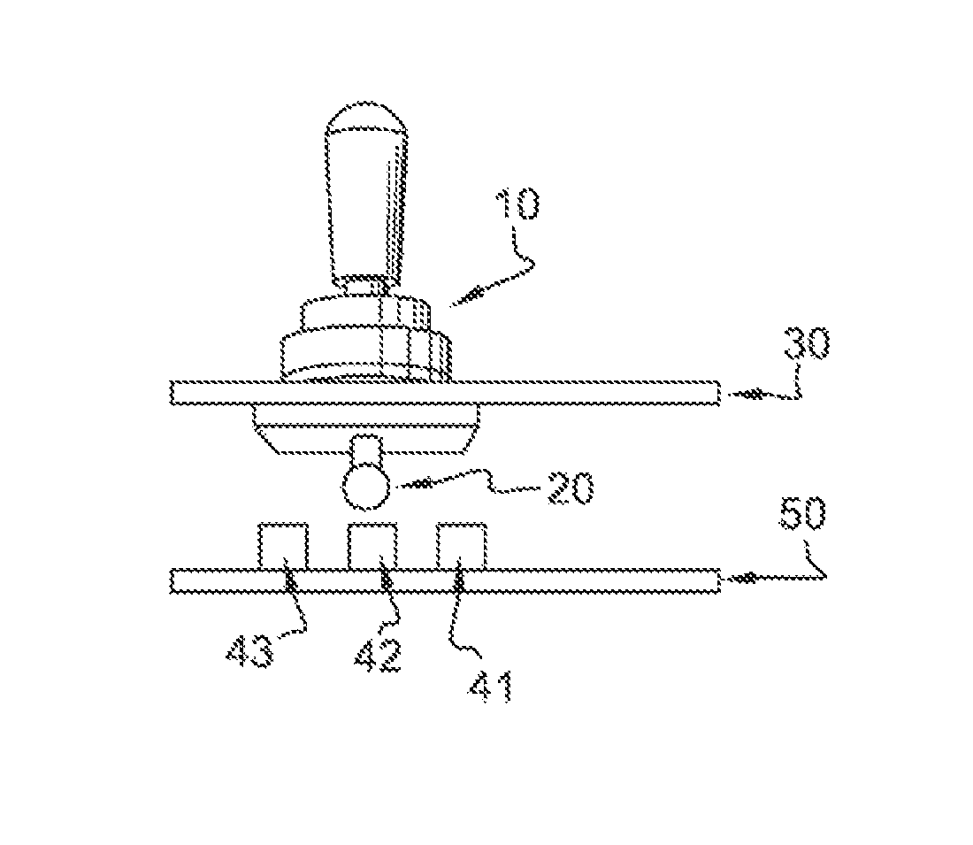 Modular electronic detection device