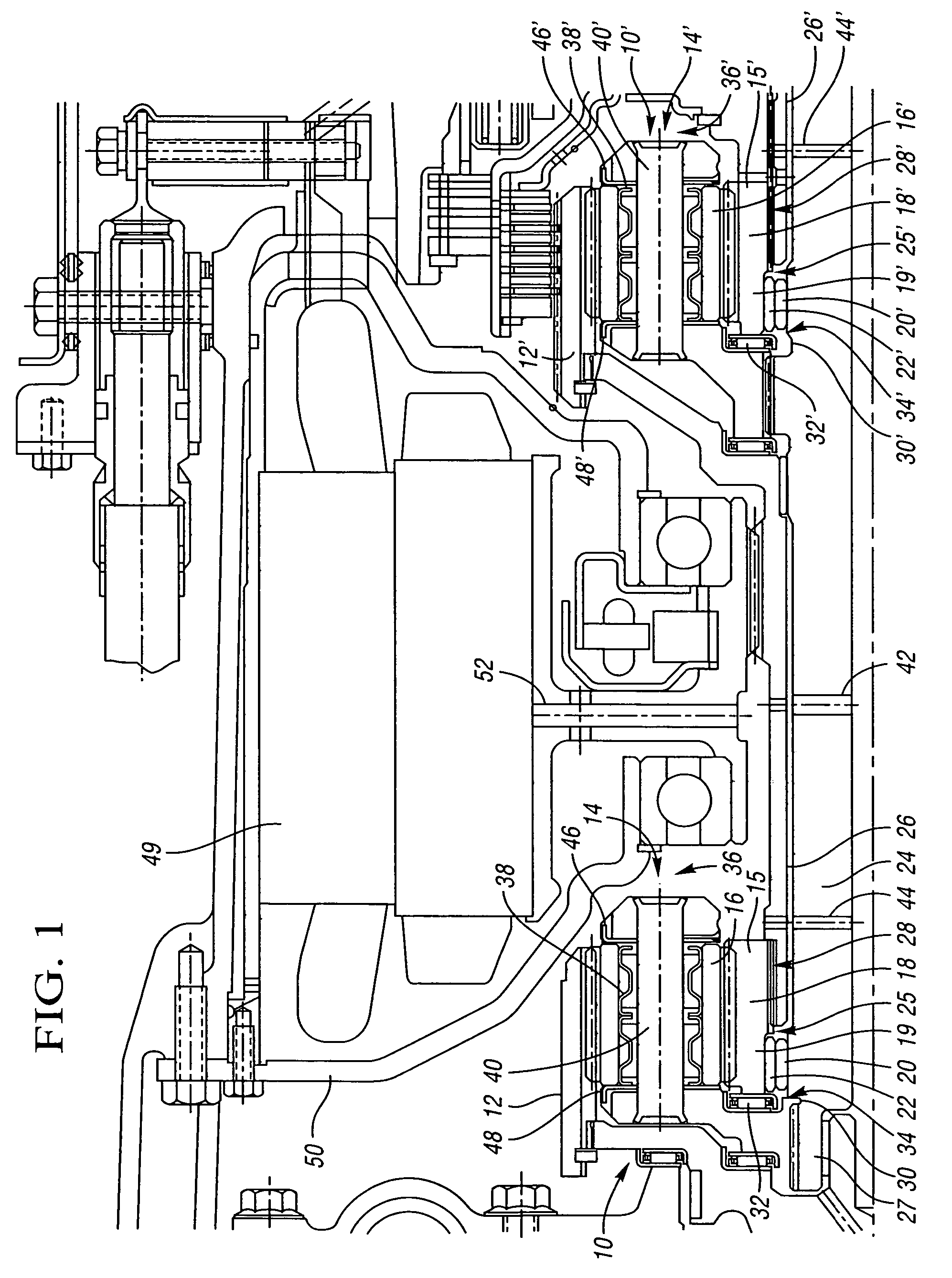 Sun gear bushing and sleeve and method for sealing in a hybrid electromechanical automatic transmission