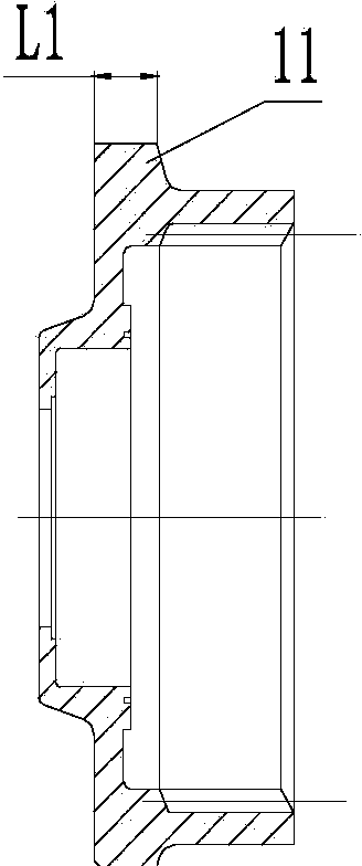 Starter and gear ring seat circumferential damping structure thereof