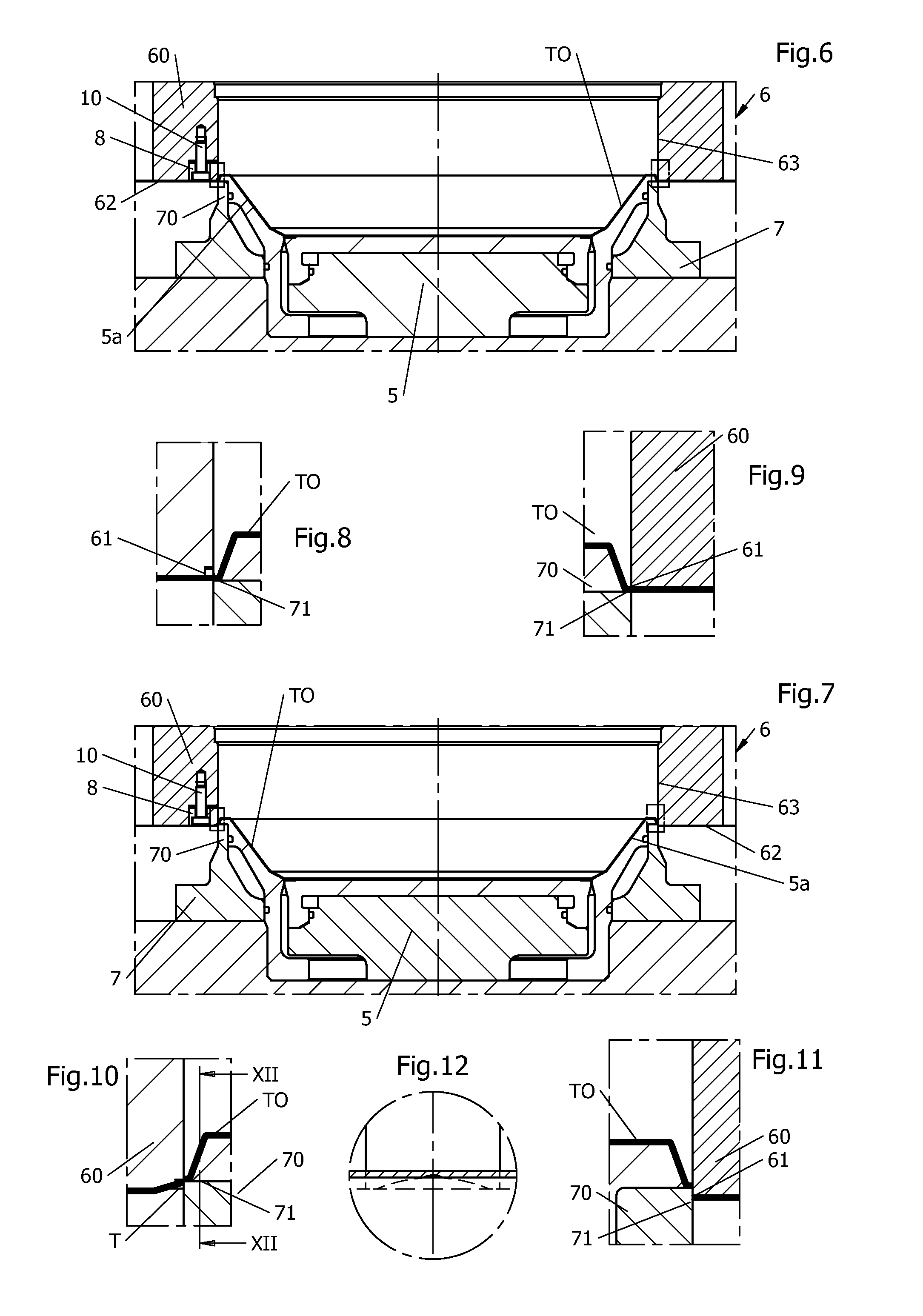 Cutting unit for a thermoforming machine or press and a thermoforming machine equipped with such cutting unit