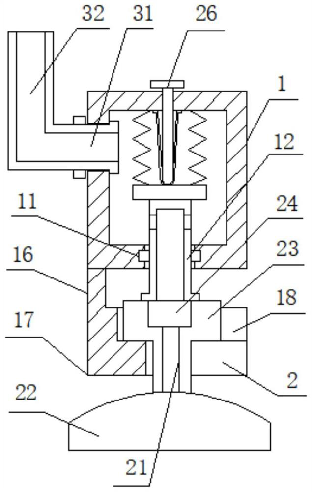 Cleaning type chip sorting device with suction nozzle convenient to disassemble and assemble