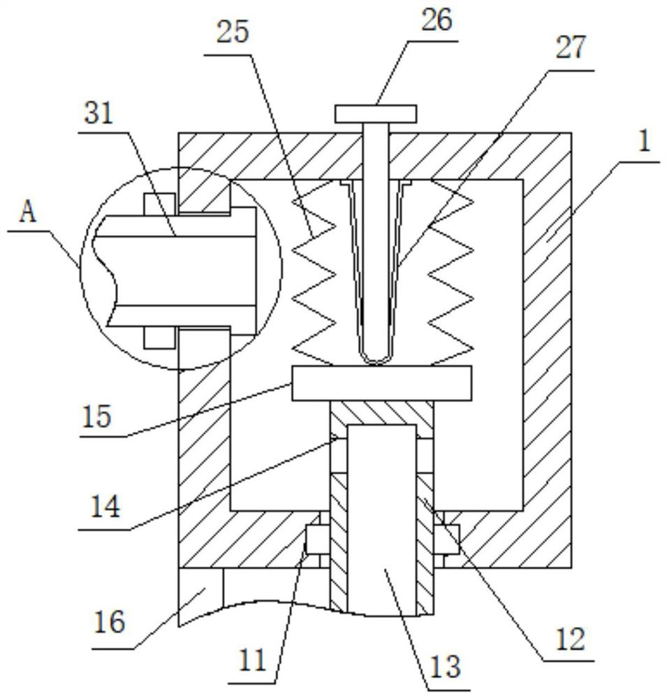 Cleaning type chip sorting device with suction nozzle convenient to disassemble and assemble