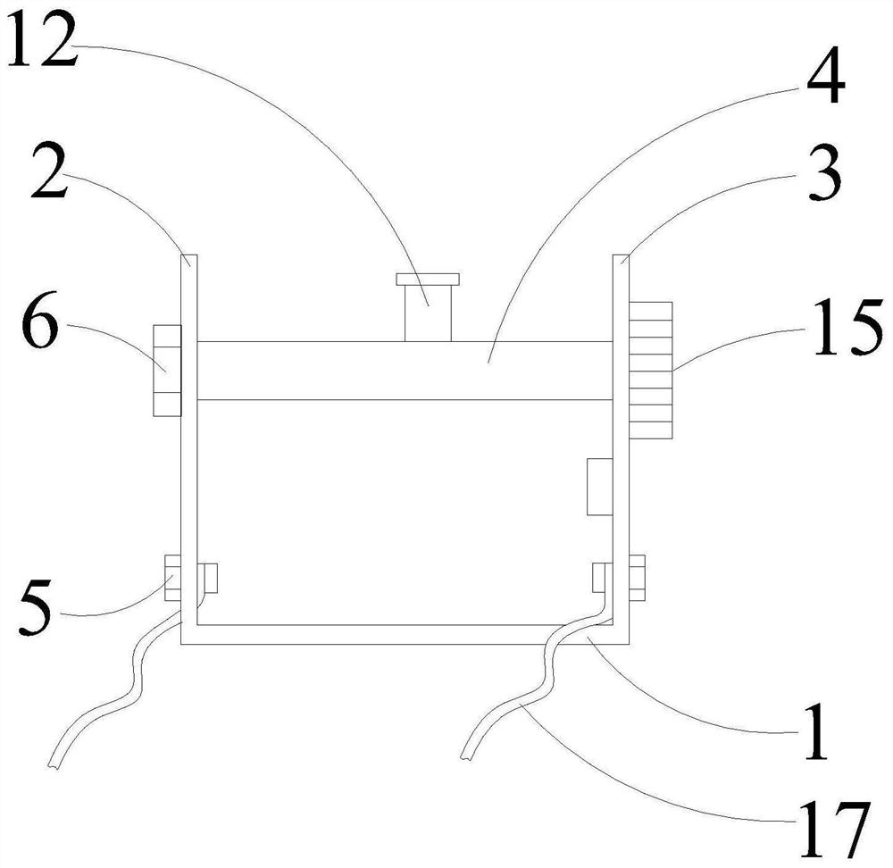 Wooden pole intersection tie-down