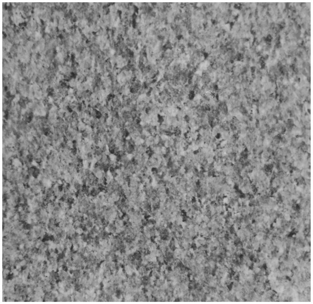 A dry stone granule and rock slab with simulation effect and its preparation method and application