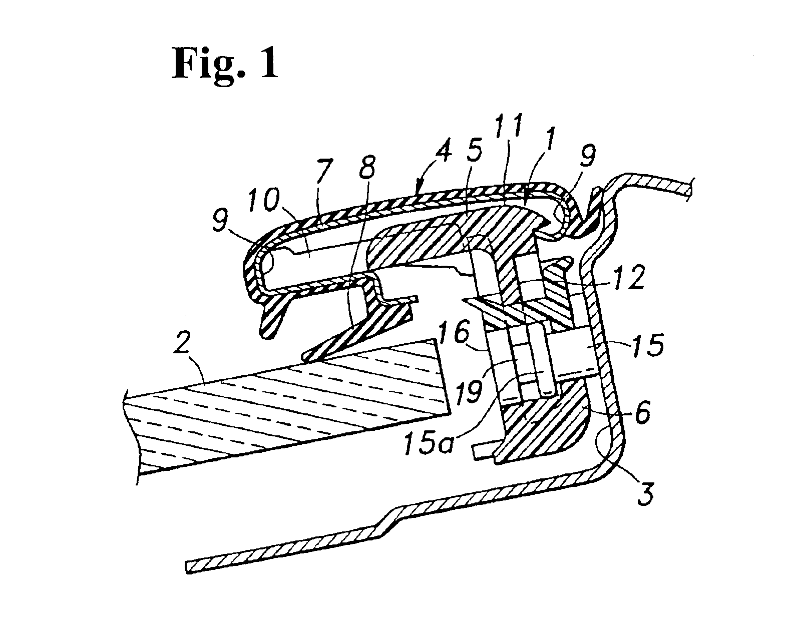 Clip for mounting weatherstrip