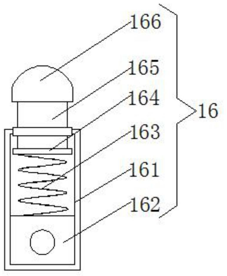 A mechanical cleaning machine with draining function