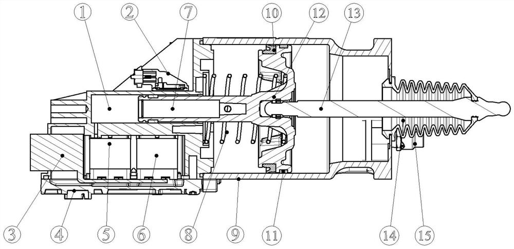 Pneumatic clutch actuating mechanism for automobile transmission system