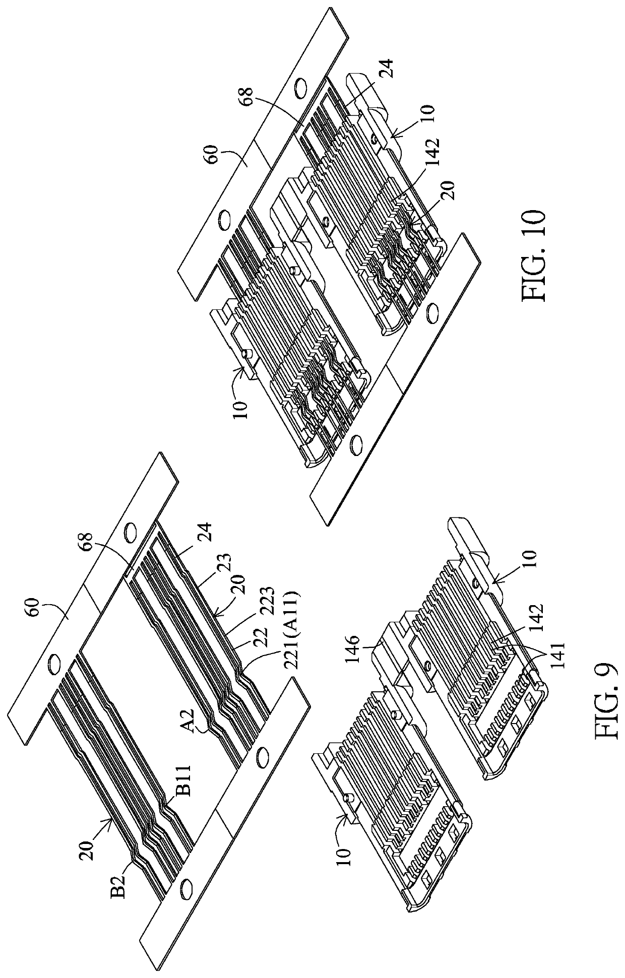 Reversible dual-position electric connector