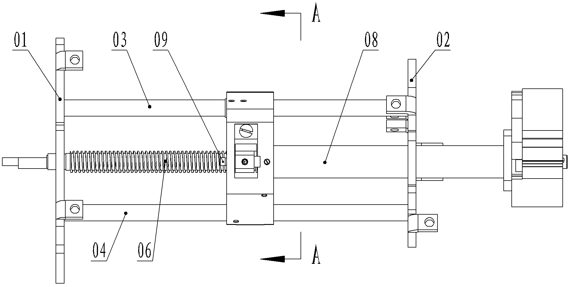 Base structure of injection pump