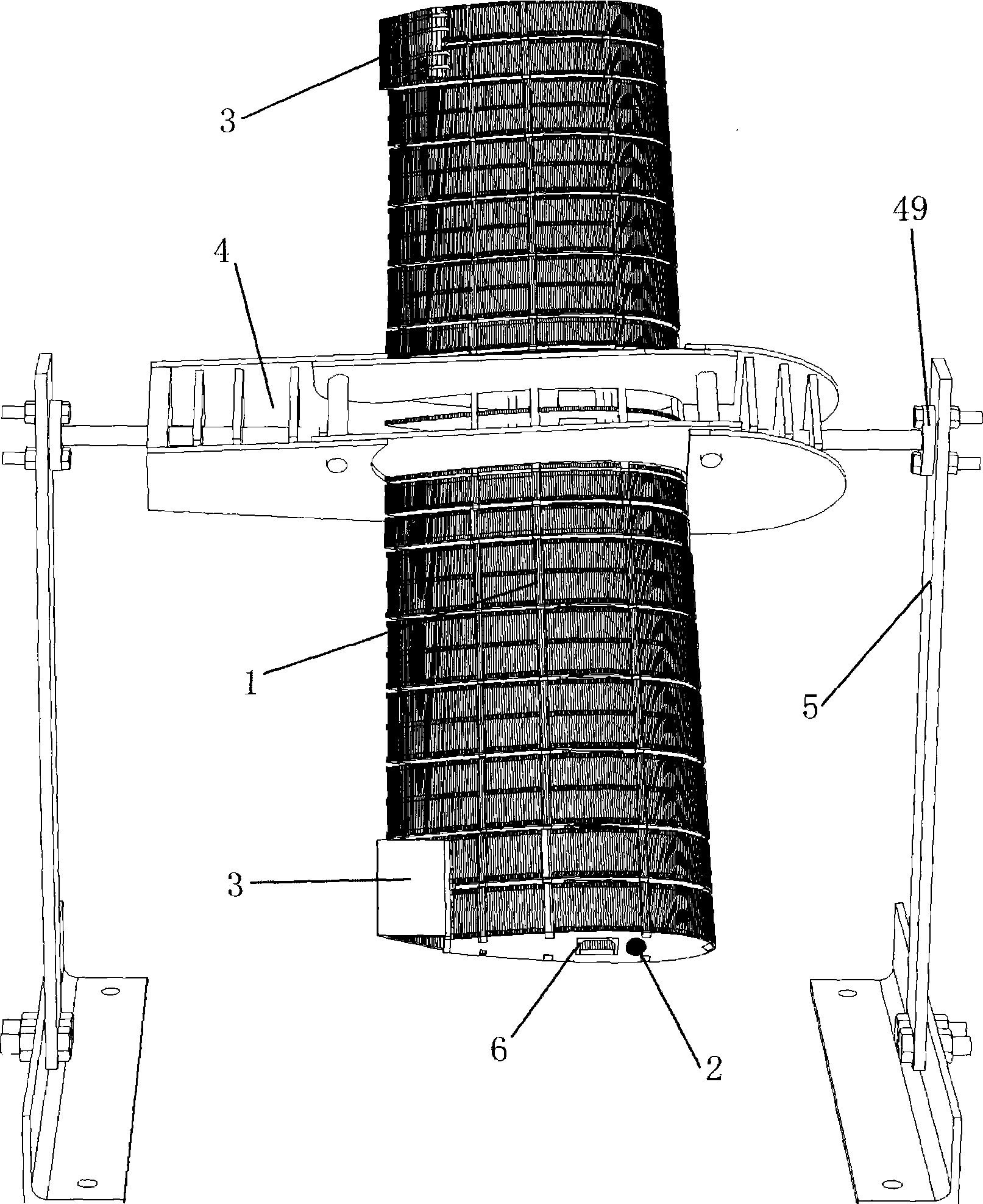 Wing with pneumatic reverse effect