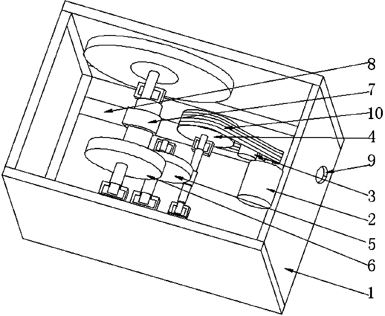 Electric power cable shearing device