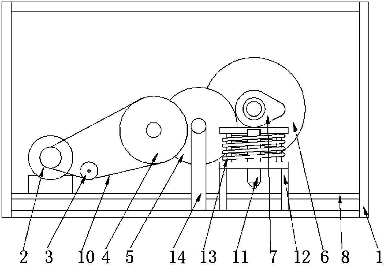 Electric power cable shearing device