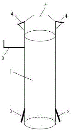 Device for manufacturing slag pellets through sulfuric-acid residue and manufacturing method thereof