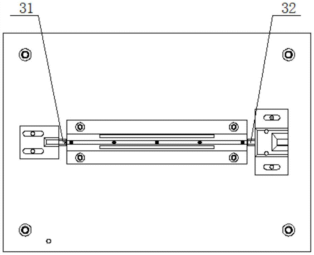 Assemble the inner magnet fixture of the keyboard aluminum rod