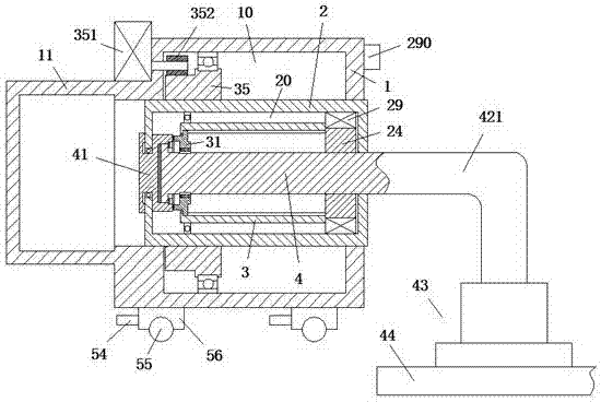 A device for surface processing of plates