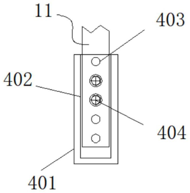 Medicament feeding device for domestic sewage treatment