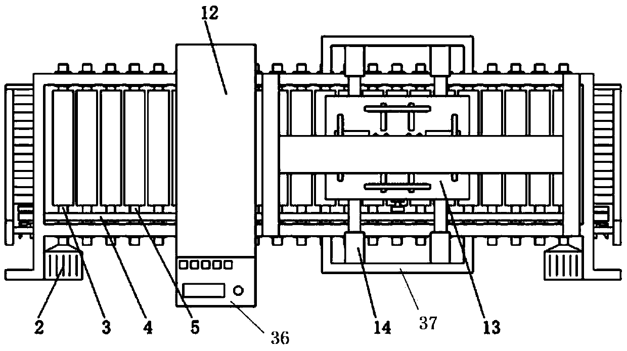 Electric integration box bundling and packing device for logistics transportation