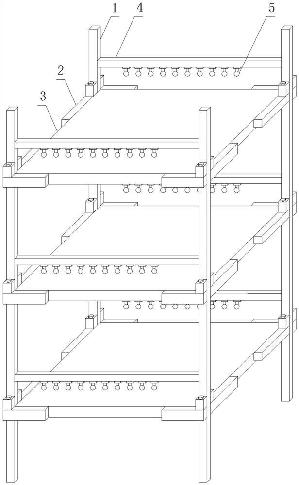 Rotatable agaricus bisporus planting frame