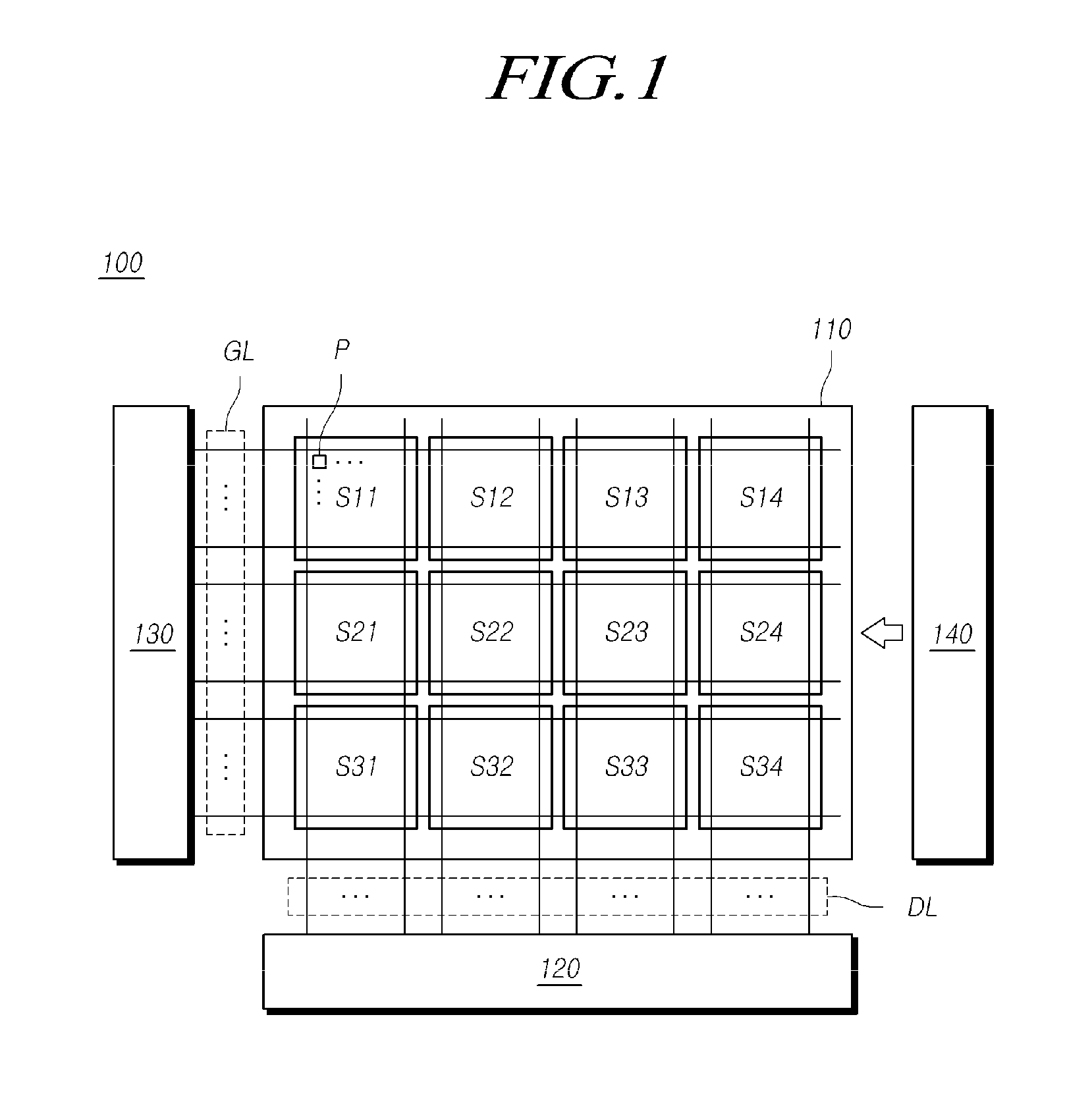 Display device integrated with touch screen panel and method of driving the same