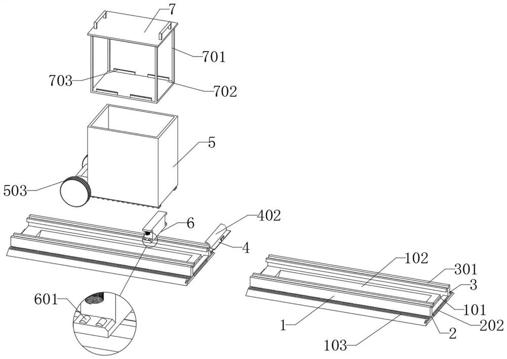 An automatic transport device for tea processing with optional multi-unit modules