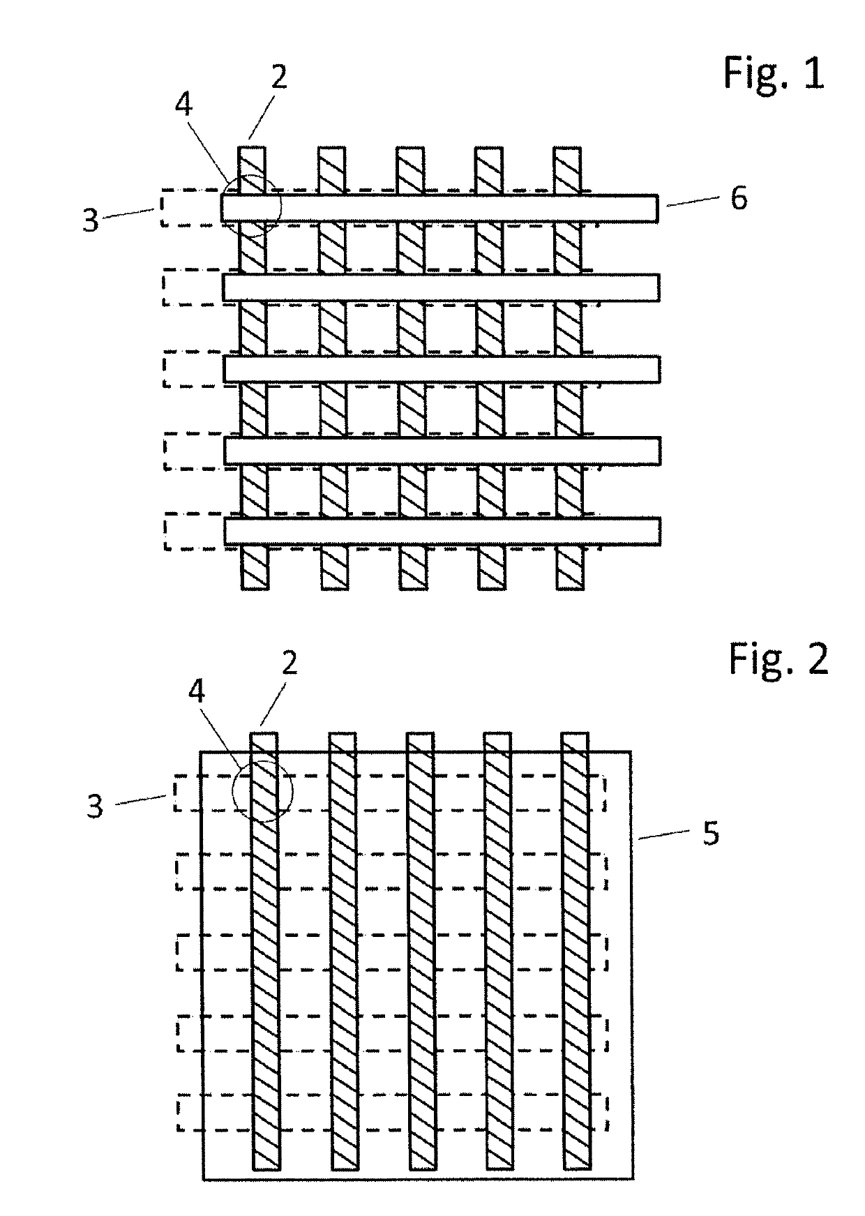 Capacitive matrix arrangement and method for actuation thereof