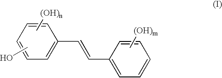 Composition for topical application comprising at least one hydroxystilbene and at least one polyol to solubilize the hydroxystilbene