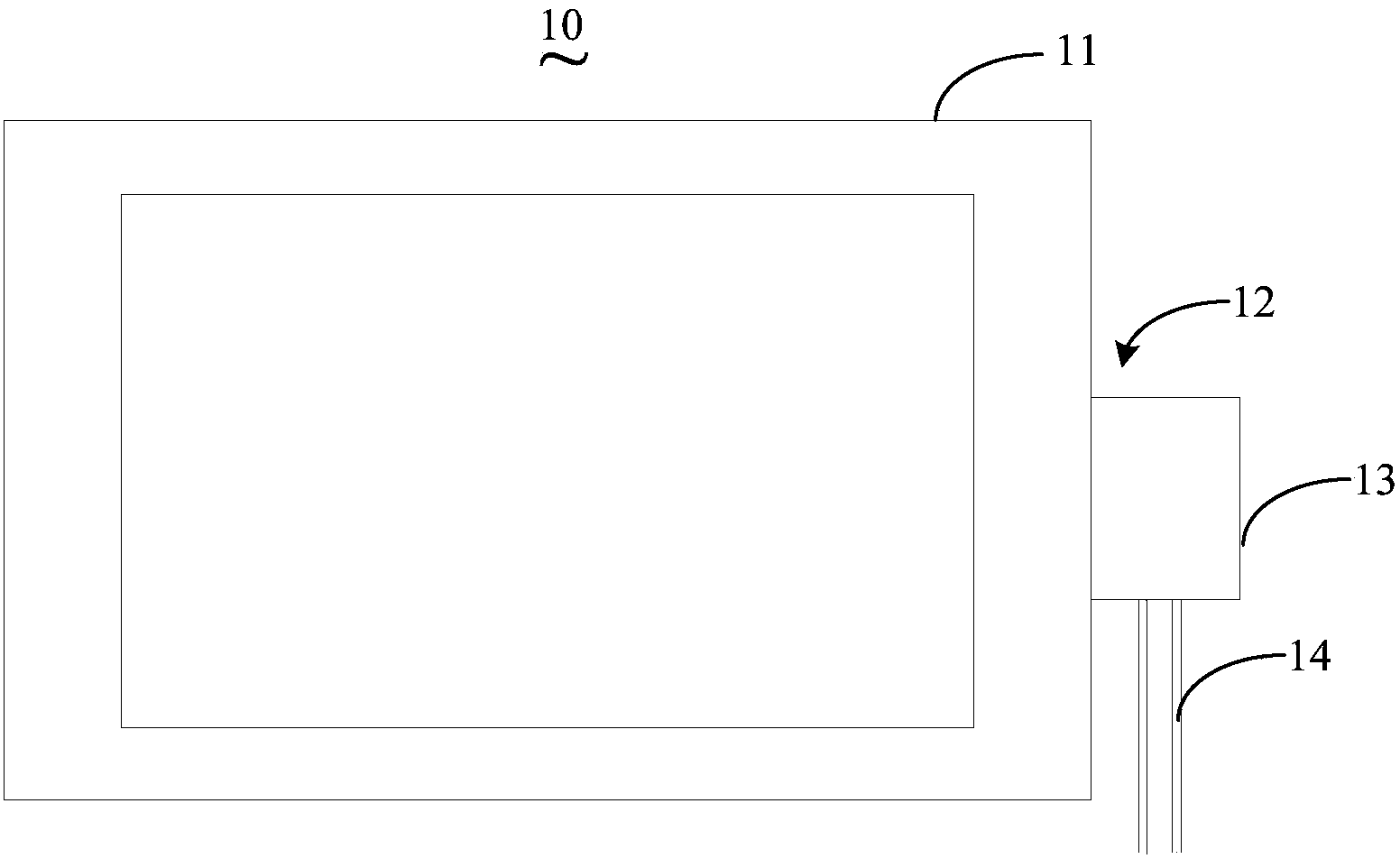 Earthing terminal, earthing structure and electronic equipment