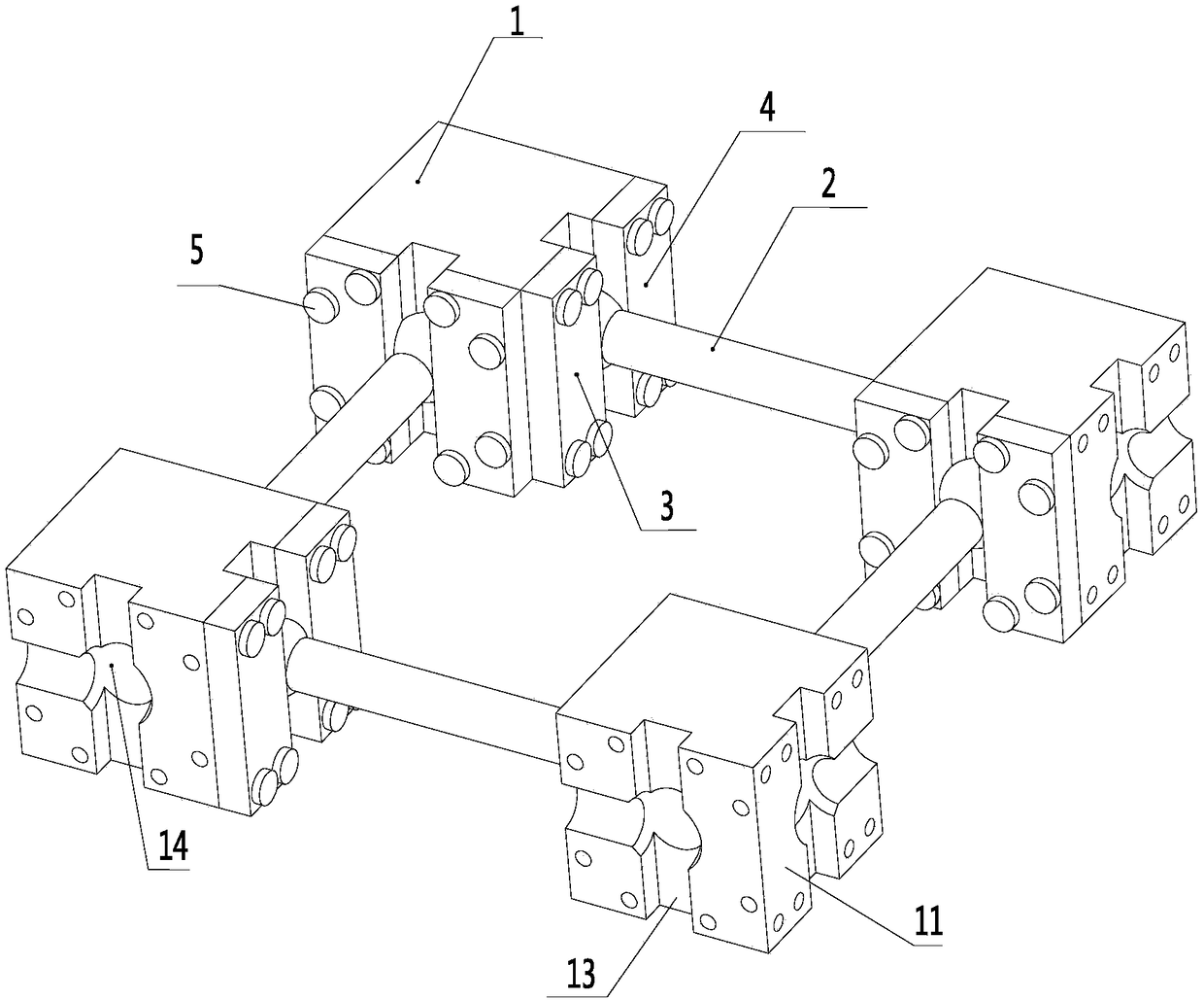 An intelligent multi-unit series-parallel control unfolding and retracting module