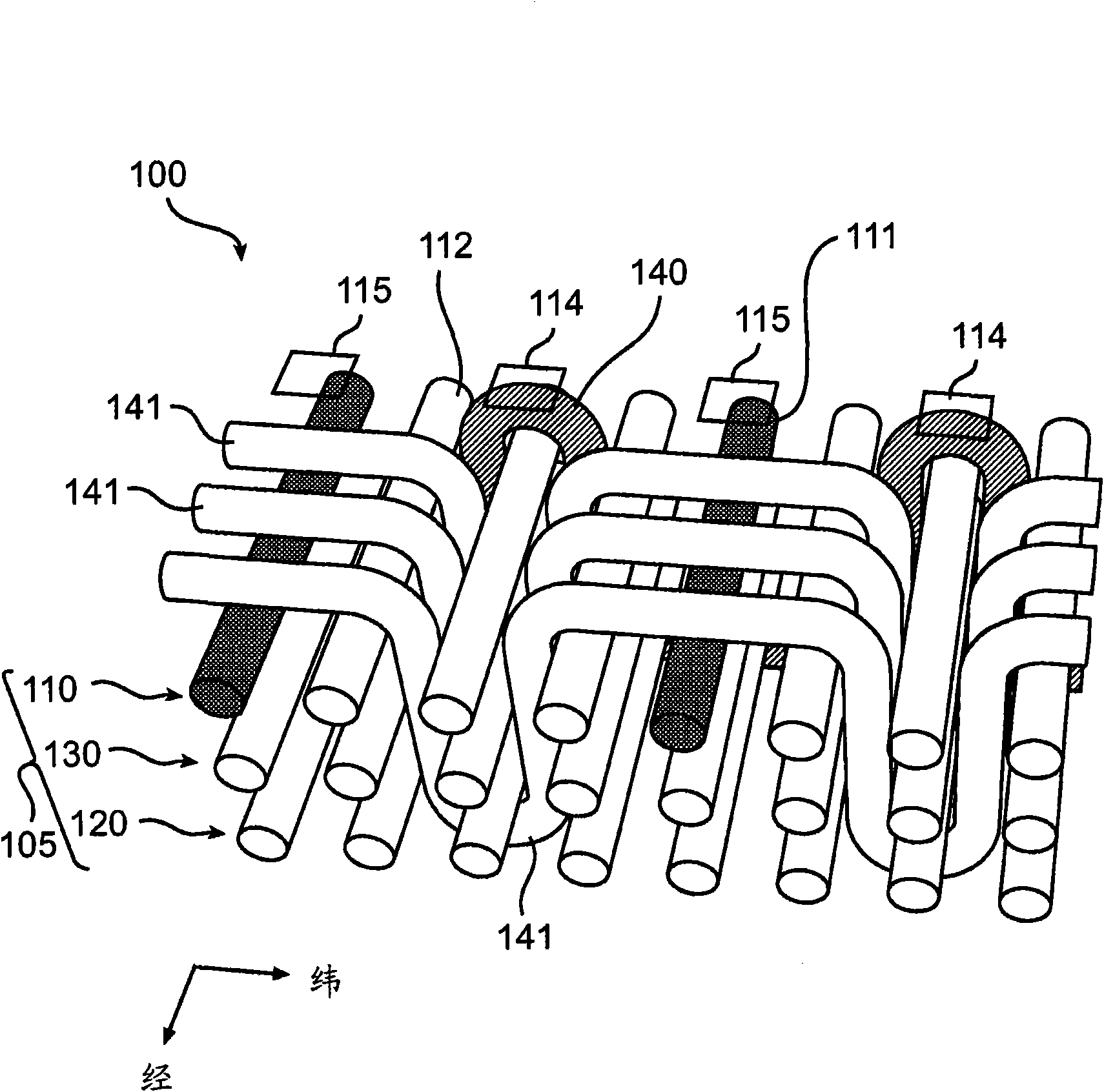 Multi-layer woven fabric display