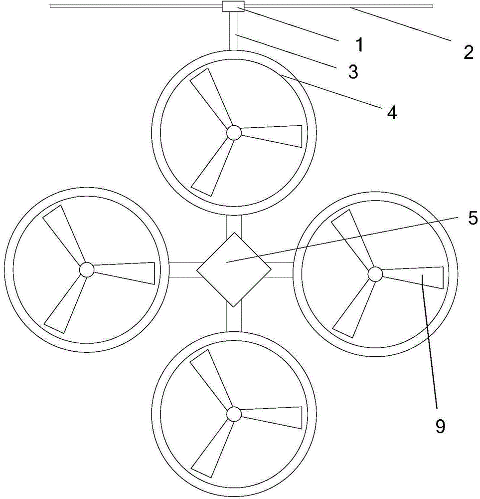 Power taking device and unmanned helicopter with the same