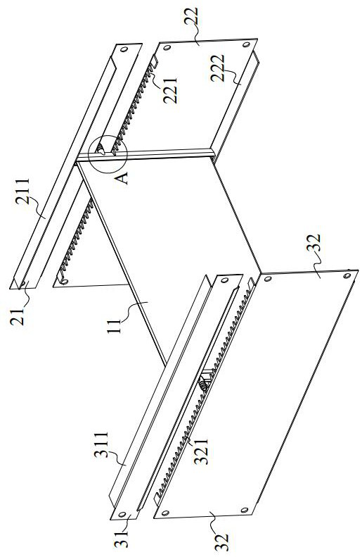 Mounting structure of ceramic flat plate membrane and membrane filtration unit