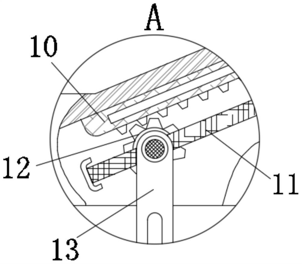 Inverted arch synchronous backfilling device for tunnel construction