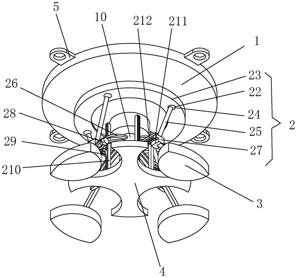 A separate and combined chandelier