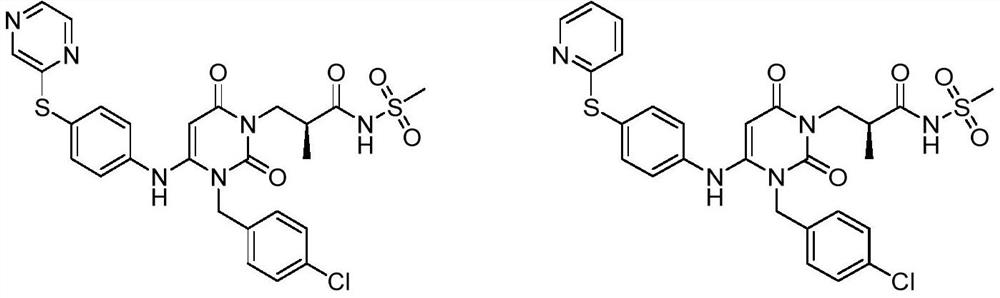 Dihydropyrimidine compound and preparation method and application thereof