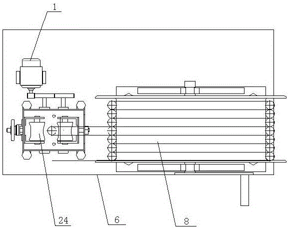 Built-in storage tank base plate corrosion acoustic-emission detection device