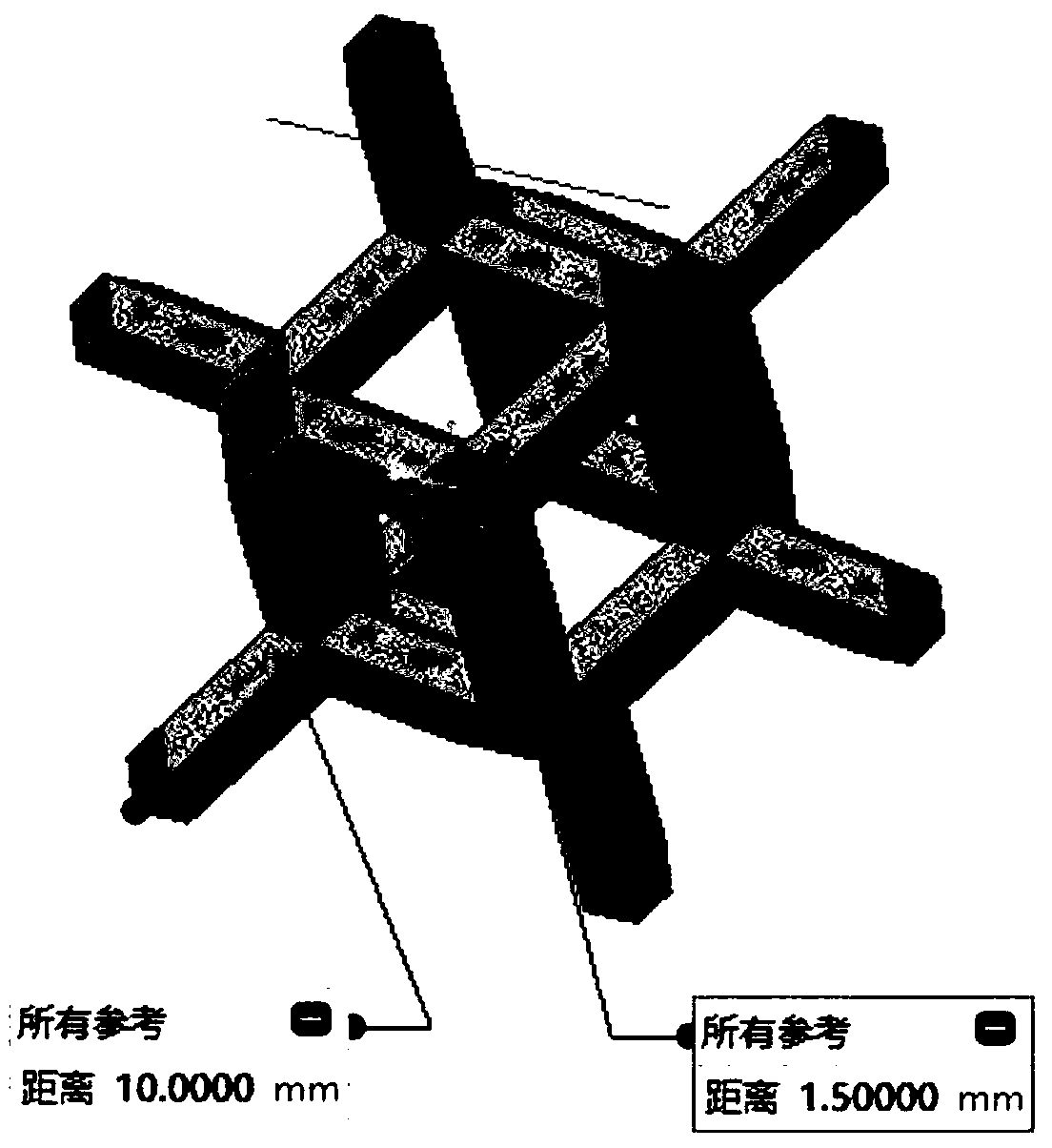 Lattice structure with high energy dissipation capacity based on laser additive manufacturing