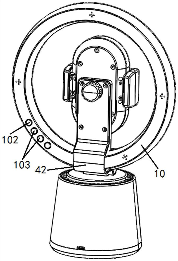 Wireless charging mobile phone selfie support