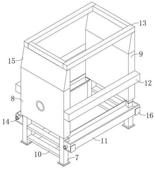 Machine table of filter press