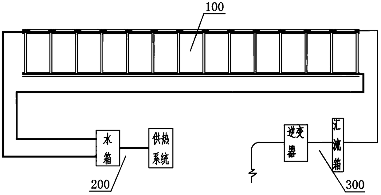 Photovoltaic window power generation and heating system