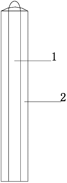 Nano bamboo brush wires and preparation method thereof