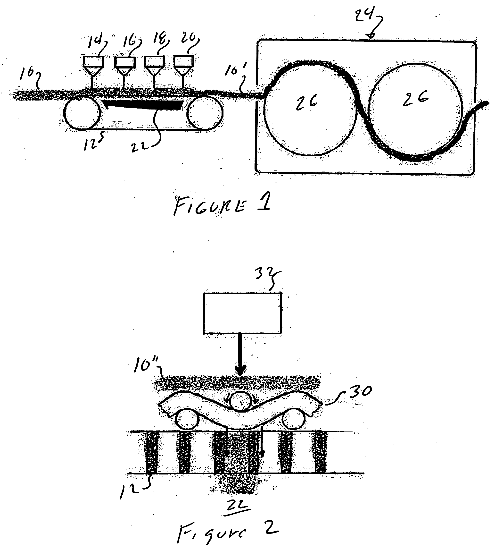 Hydroentangling process