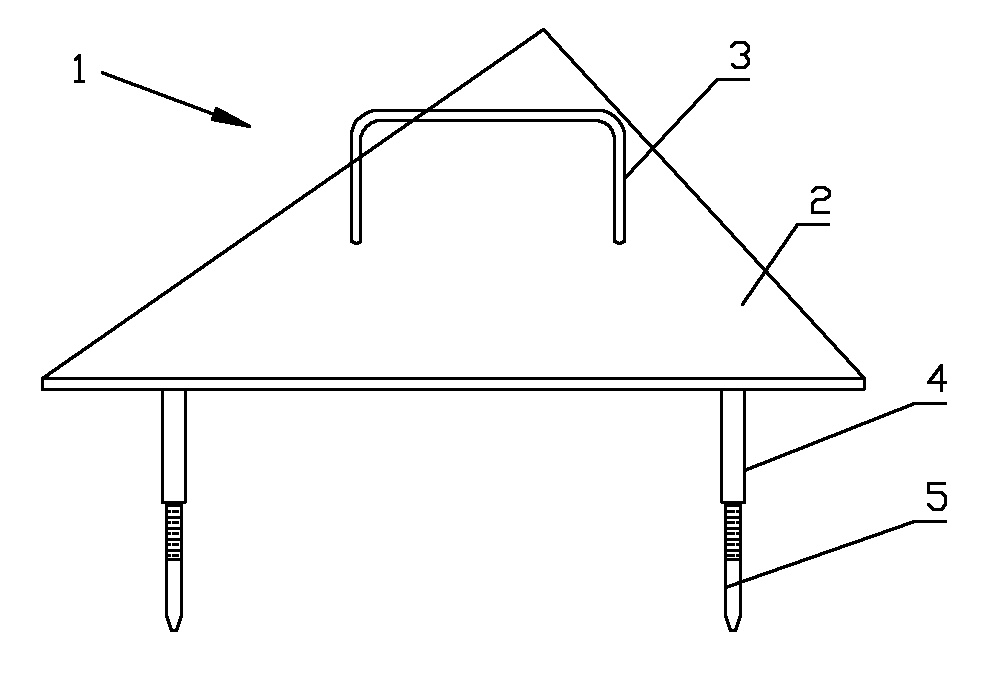 Adjustable leveling stool and method for controlling floorslab thickness by using same