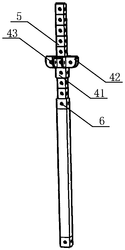 Positioning support rod with same joint and support structure thereof