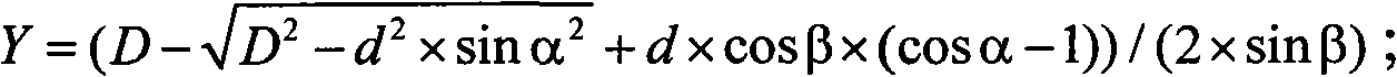 Pipeline three-way computer automatic lofting computation method