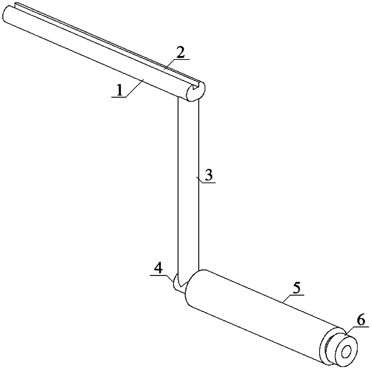 Small-diameter and small-size chain ring manual bending tool and forming method