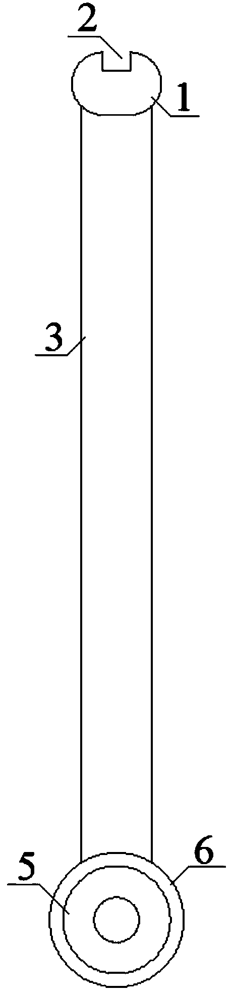 Small-diameter and small-size chain ring manual bending tool and forming method